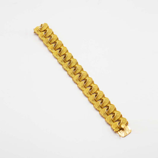 French gold bracelet