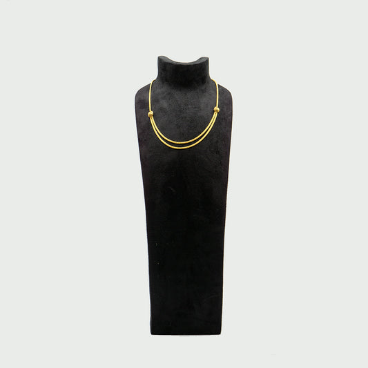 Italian golden necklace