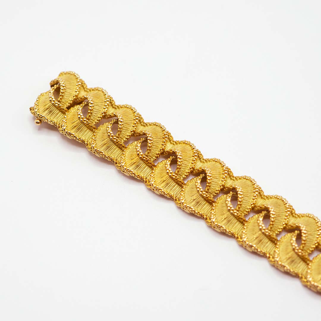 French gold bracelet
